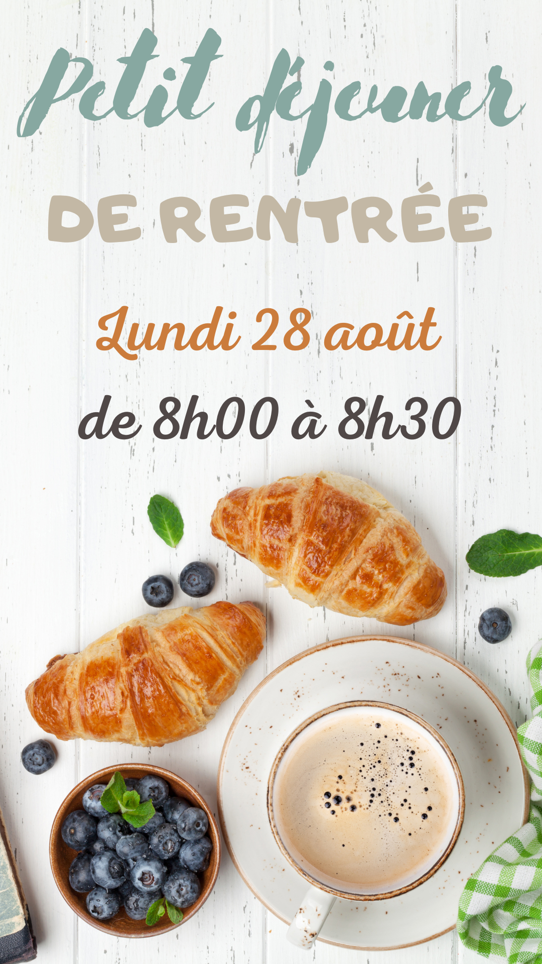 De jeuner rentre e canva